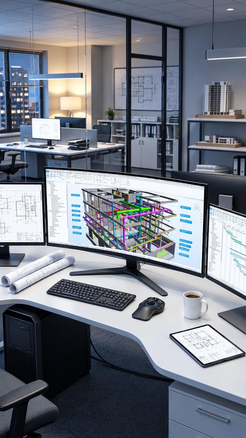 3D, 4D & 5D BIM MODELLING